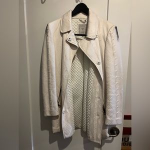 Trench coat with Custom Designed Back